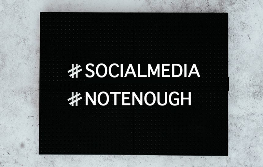 social media not enough